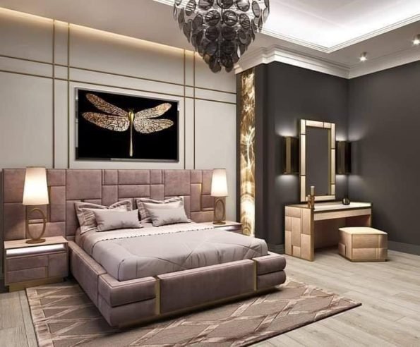 KING LUX MODERN BED FRAME