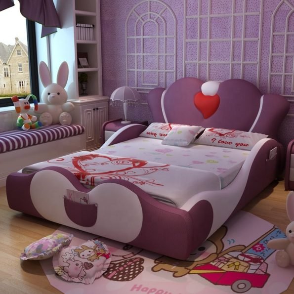 PINK PRINCESS THEM BED