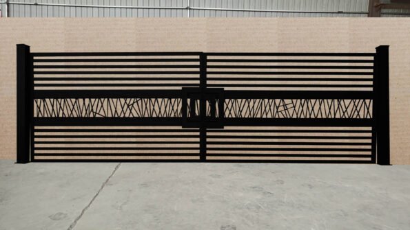 Modern Lux Zig-Zag Driveway Gate
