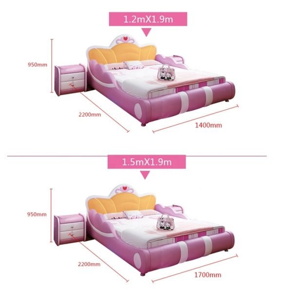 PINK PRINCESS THEM BED