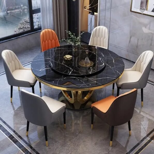 ROUND DINING WITH ROTAING TOP, ROYAL