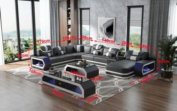 13.5 FEET XL SOFA SECTIONAL, Galaxy