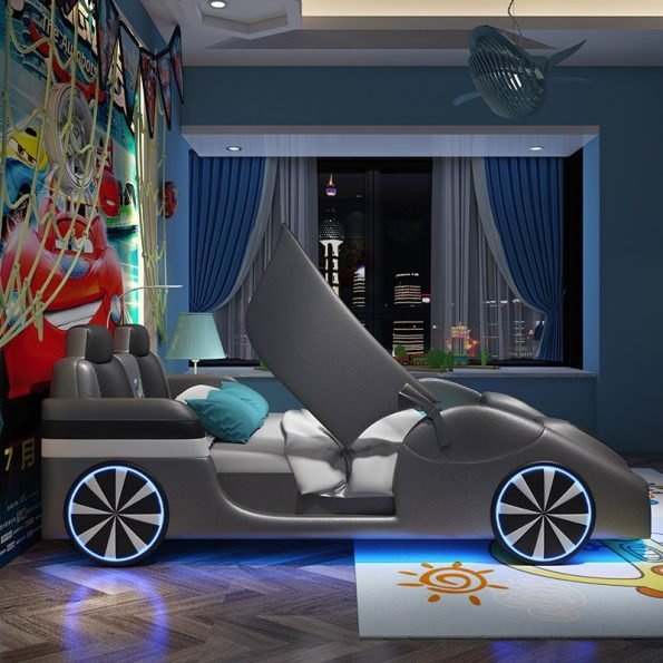 RACE CAR BED WITH LED
