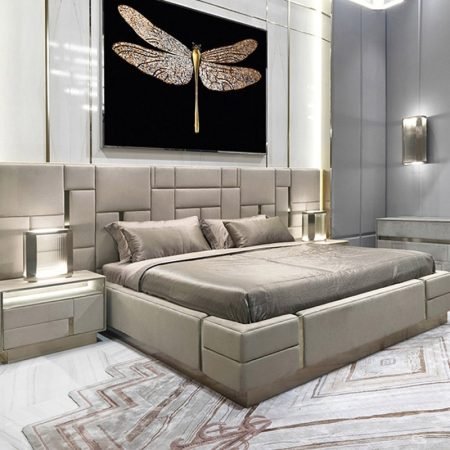 KING LUX MODERN BED FRAME