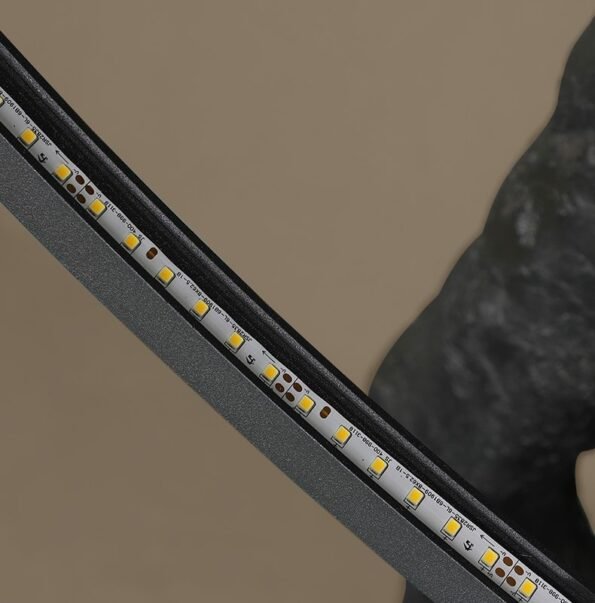 Walking LED statue light