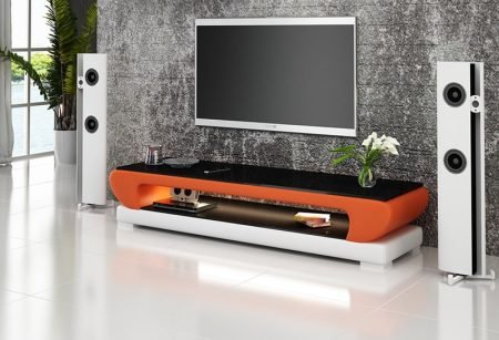 Round Corner TV stand