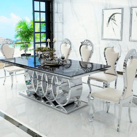 4 RING DINING TABLE, 4 RINGS