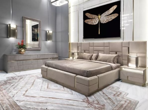 KING LUX MODERN BED FRAME