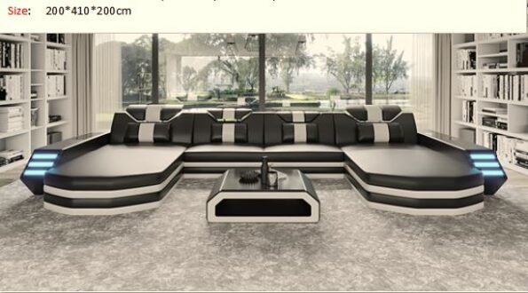 LUXURY DOUBLE CHAISE XL SOFA, Sirius