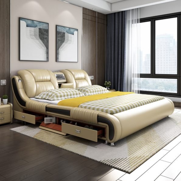 DOUBLE HEADREST MASSAGE BED